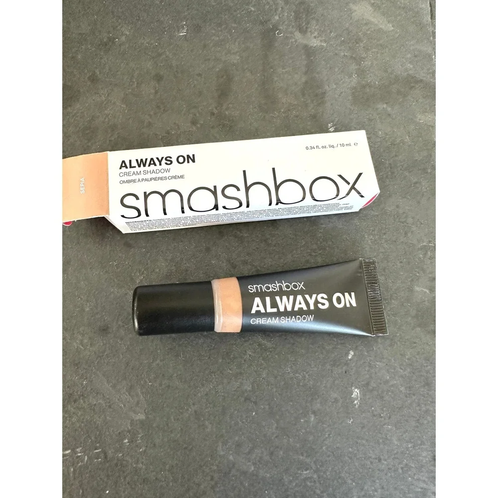 Smashbox‎ Always On Cream Eyeshadow Sepia NIB .34 Oz. tube